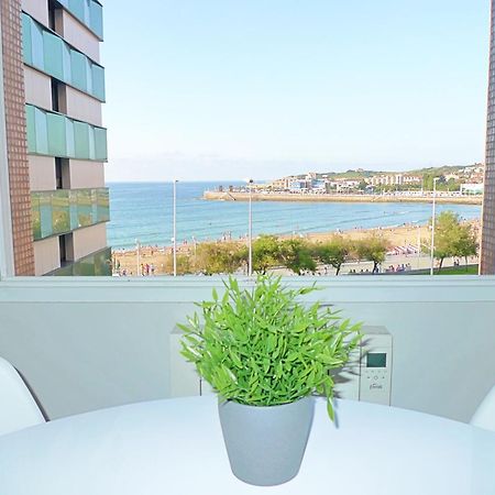 Apartamento San Lorenzo Playa. Vistas Al Mar. Gijón Exterior foto